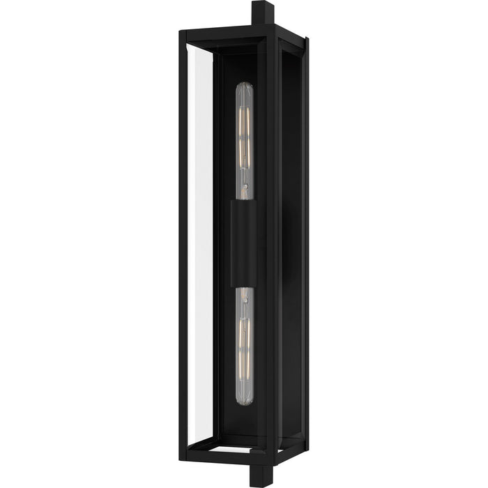 Myhouse Lighting Quoizel - DLE8407MBK - Two Light Outdoor Wall Lantern - Dale - Matte Black