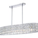 Myhouse Lighting Quoizel - GIB542C - Five Light Linear Chandelier - Gibson - Polished Chrome