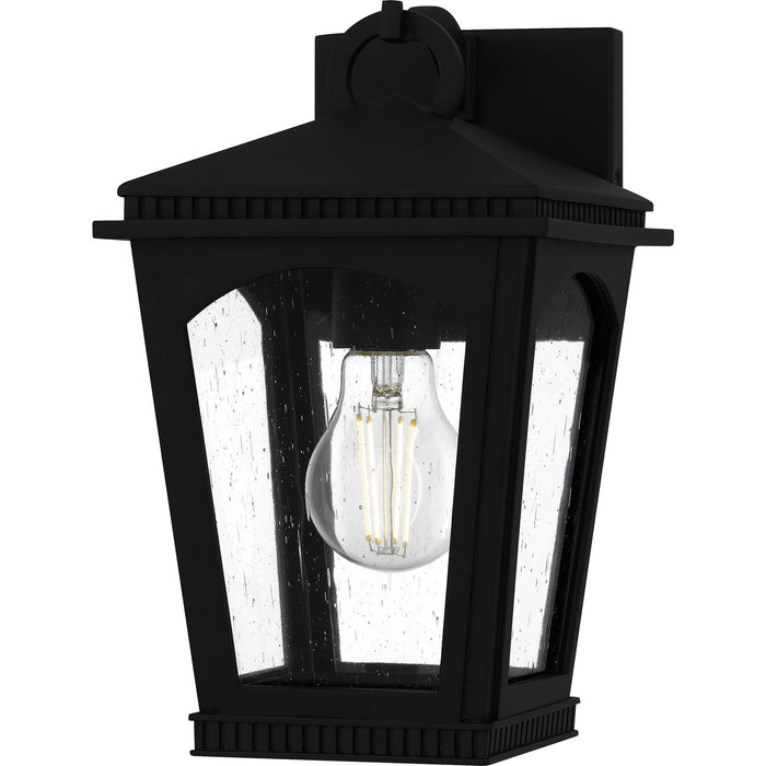 Myhouse Lighting Quoizel - HUK8406EK - One Light Outdoor Wall Lantern - Huck - Earth Black