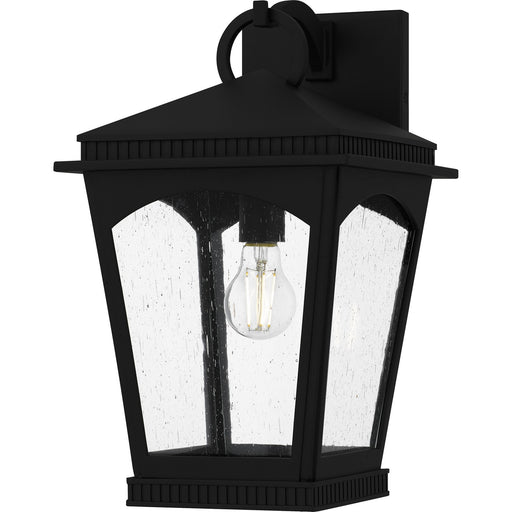 Myhouse Lighting Quoizel - HUK8410EK - One Light Outdoor Wall Lantern - Huck - Earth Black