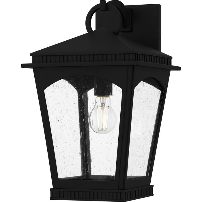 Myhouse Lighting Quoizel - HUK8410EK - One Light Outdoor Wall Lantern - Huck - Earth Black