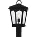 Myhouse Lighting Quoizel - HUK9010EK - One Light Outdoor Post Lantern - Huck - Earth Black