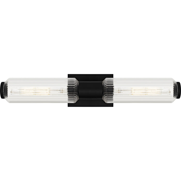 Myhouse Lighting Quoizel - HWS8524MBK - Two Light Bath - Hawes - Matte Black