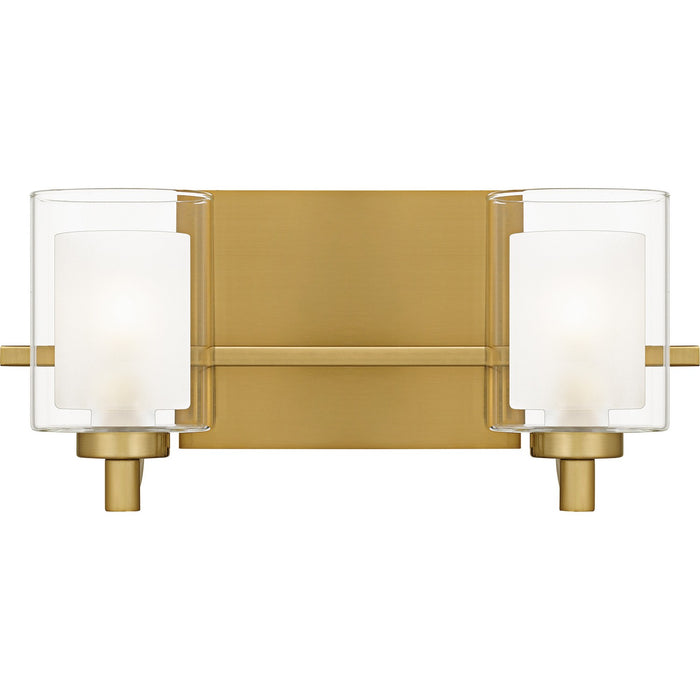Myhouse Lighting Quoizel - KLT8602BRGLED - Two Light Bath - Kolt - Brushed Gold