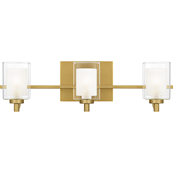 Myhouse Lighting Quoizel - KLT8603BRGLED - Three Light Bath - Kolt - Brushed Gold