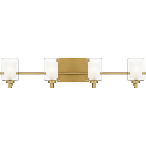 Myhouse Lighting Quoizel - KLT8604BRGLED - Four Light Bath - Kolt - Brushed Gold