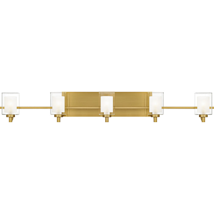 Myhouse Lighting Quoizel - KLT8605BRGLED - Five Light Bath - Kolt - Brushed Gold