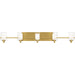 Myhouse Lighting Quoizel - KLT8605BRGLED - Five Light Bath - Kolt - Brushed Gold