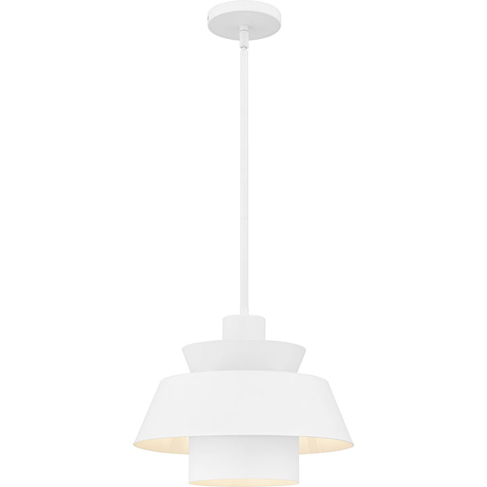 Myhouse Lighting Quoizel - LMI1814W - One Light Pendant - Lumi - Matte White