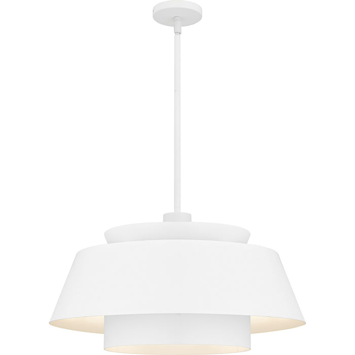 Myhouse Lighting Quoizel - LMI2824W - Three Light Pendant - Lumi - Matte White