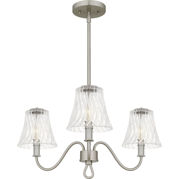 Myhouse Lighting Quoizel - MCK5022BN - Three Light Chandelier - McKinney - Brushed Nickel