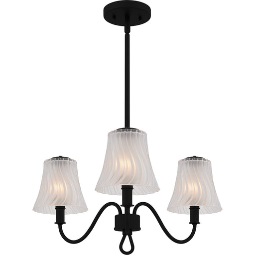 Myhouse Lighting Quoizel - MCK5022MBK - Three Light Chandelier - McKinney - Matte Black