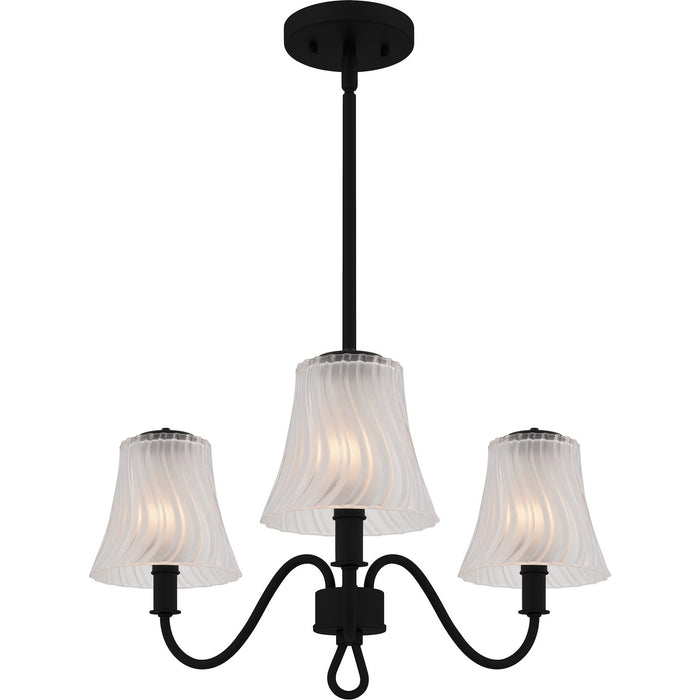 Myhouse Lighting Quoizel - MCK5022MBK - Three Light Chandelier - McKinney - Matte Black