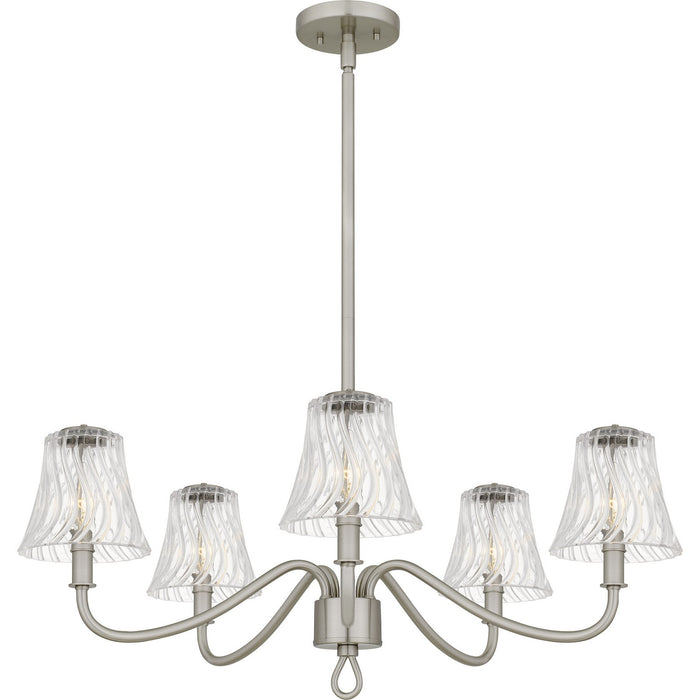 Myhouse Lighting Quoizel - MCK5030BN - Five Light Chandelier - McKinney - Brushed Nickel