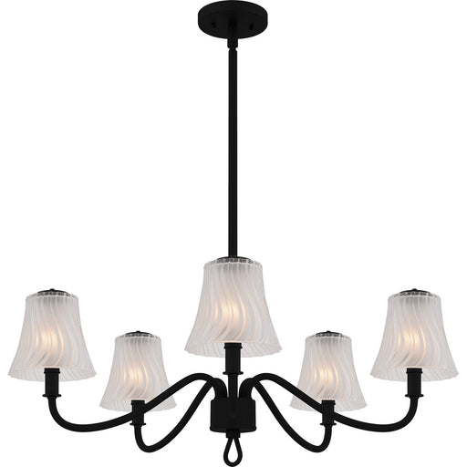 Myhouse Lighting Quoizel - MCK5030MBK - Five Light Chandelier - McKinney - Matte Black