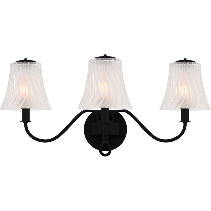 Myhouse Lighting Quoizel - MCK8623MBK - Three Light Bath - McKinney - Matte Black