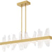 Myhouse Lighting Quoizel - PCAUR142SGD - LED Linear Chandelier - Aurelia - Soft Gold