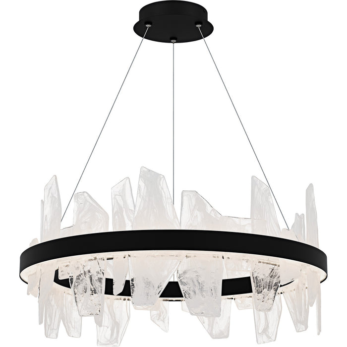 Myhouse Lighting Quoizel - PCAUR5030MBK - LED Chandelier - Aurelia - Matte Black