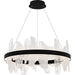 Myhouse Lighting Quoizel - PCAUR5030MBK - LED Chandelier - Aurelia - Matte Black