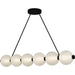 Myhouse Lighting Quoizel - PCCAD144MBK - LED Linear Chandelier - Clarendon - Matte Black