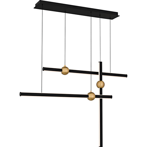 Myhouse Lighting Quoizel - PCHVK144MBK - LED Linear Chandelier - Harvick - Matte Black