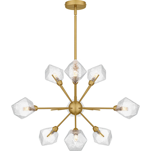 Myhouse Lighting Quoizel - PCSVD5034BRG - Nine Light Chandelier - Salvador - Brushed Gold