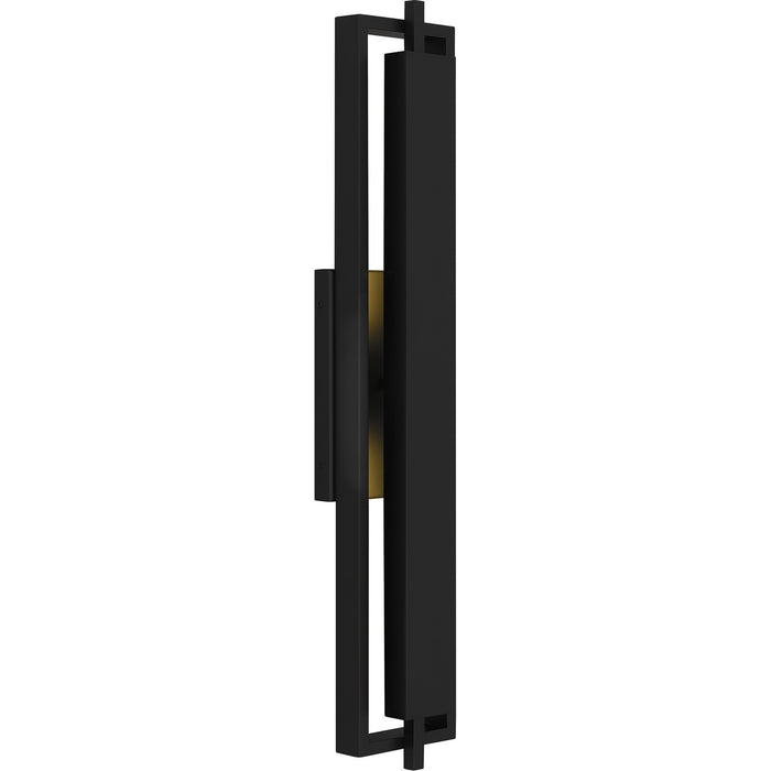 Myhouse Lighting Quoizel - PNT8506MBK - LED Outdoor Wall Lantern - Pointsett - Matte Black