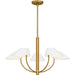 Myhouse Lighting Quoizel - PNY5028BRG - Five Light Chandelier - Penley - Brushed Gold