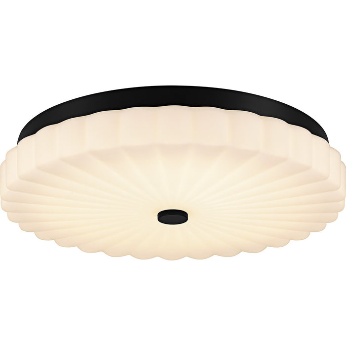 Myhouse Lighting Quoizel - QFL6787MBK - LED Flush Mount - Cherbury - Matte Black