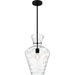 Myhouse Lighting Quoizel - QMP6806MBK - One Light Pendant - Hollis - Matte Black