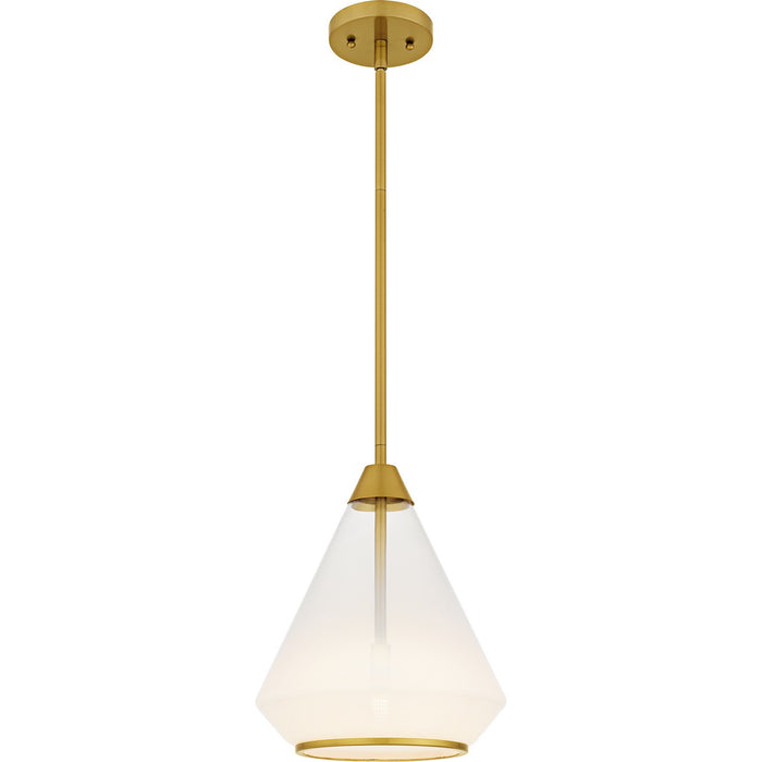 Myhouse Lighting Quoizel - QP6750BRG - One Light Mini Pendant - Haze - Brushed Gold