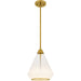 Myhouse Lighting Quoizel - QP6750BRG - One Light Mini Pendant - Haze - Brushed Gold