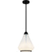 Myhouse Lighting Quoizel - QP6750MBK - One Light Mini Pendant - Haze - Matte Black