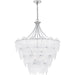 Myhouse Lighting Quoizel - QP6766SL - Seven Light Pendant - Lilestone - Silver Leaf