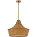 Myhouse Lighting Quoizel - QP6770BGD - Three Light Pendant - Solebay - Bronze Gold