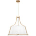 Myhouse Lighting Quoizel - QP6802BGD - Five Light Pendant - Harte - Bronze Gold