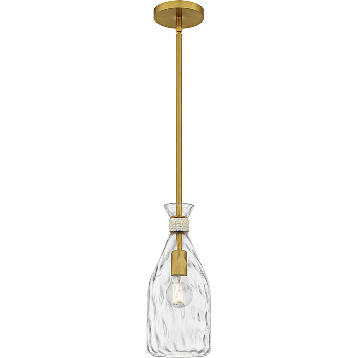 Myhouse Lighting Quoizel - QPP6782BRG - One Light Mini Pendant - Govada - Brushed Gold