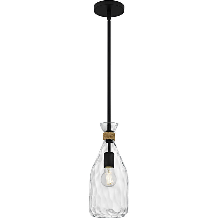 Myhouse Lighting Quoizel - QPP6782MBK - One Light Mini Pendant - Govada - Matte Black