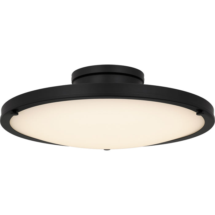 Myhouse Lighting Quoizel - QSF6784MBK - LED Semi-Flush Mount - Donne - Matte Black