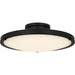Myhouse Lighting Quoizel - QSF6784MBK - LED Semi-Flush Mount - Donne - Matte Black