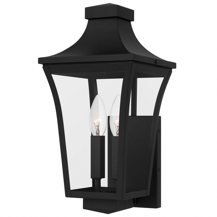 Myhouse Lighting Quoizel - QTN8408EK - Two Light Outdoor Wall Lantern - Quentin - Earth Black