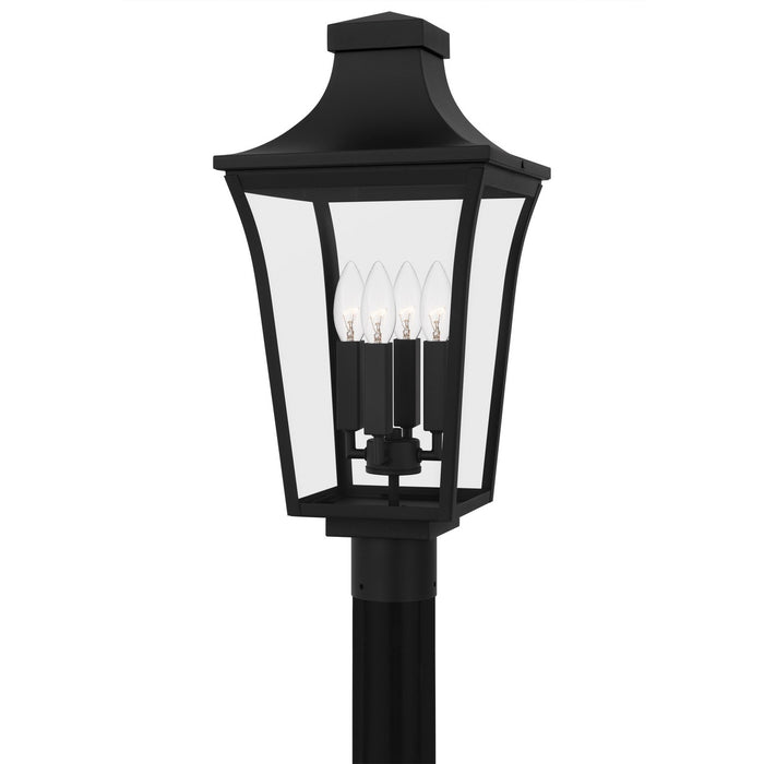 Myhouse Lighting Quoizel - QTN9010EK - Four Light Outdoor Post Lantern - Quentin - Earth Black