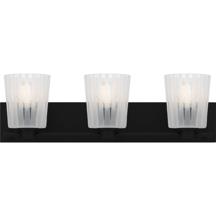 Myhouse Lighting Quoizel - RAY8624MBK - Three Light Bath - Gray - Matte Black