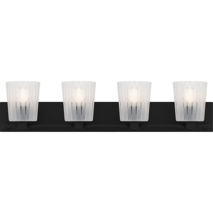 Myhouse Lighting Quoizel - RAY8632MBK - Four Light Bath - Gray - Matte Black