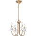 Myhouse Lighting Quoizel - REY5016BGD - Four Light Chandelier - Remy - Bronze Gold