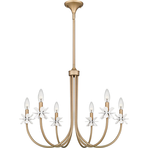 Myhouse Lighting Quoizel - REY5030BGD - Six Light Chandelier - Remy - Bronze Gold