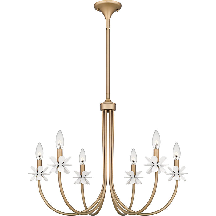 Myhouse Lighting Quoizel - REY5030BGD - Six Light Chandelier - Remy - Bronze Gold