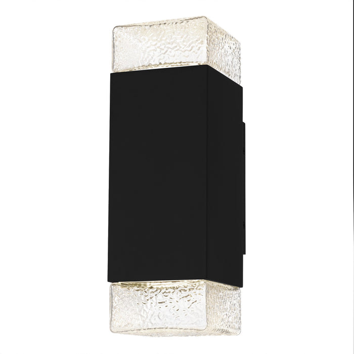 Myhouse Lighting Quoizel - SAX8405MBK - LED Outdoor Wall Lantern - Saxton - Matte Black