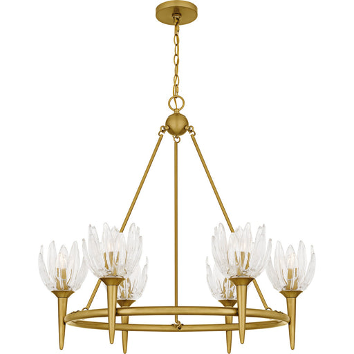 Myhouse Lighting Quoizel - SHA5032BRG - Six Light Chandelier - Shea - Brushed Gold