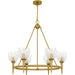 Myhouse Lighting Quoizel - SHA5032BRG - Six Light Chandelier - Shea - Brushed Gold